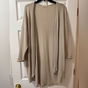 Ginger G Beige Women's Cardigan